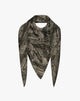 Forest Green Abstract Print Scarf