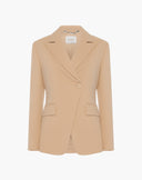 Blazer Asimmetrico Tortora Monobottone