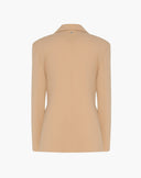 Blazer Asimmetrico Tortora Monobottone