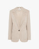 Blazer in velluto Beige Chiaro