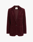 Blazer in velluto Bordeaux