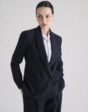 Blazer Doppiopetto Blu Notte