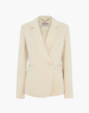 Blazer Incrociato Beige Chiaro