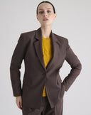 Blazer Monopetto Testa di Moro con Patte
