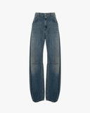 Wide Leg Sand Wash Jeans
