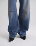 Wide Leg Sand Wash Jeans