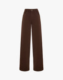 Jeans Wide Leg Brown Wash