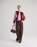 Jeans Wide Leg Brown Wash