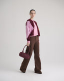 Jeans Wide Leg Brown Wash