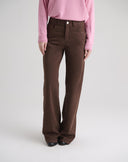 Jeans Wide Leg Brown Wash