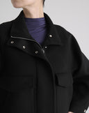 Short Black Cloth Jacket
