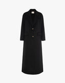 Cappotto Lungo Monopetto Nero