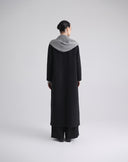 Cappotto Lungo Monopetto Nero
