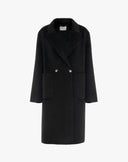 Cappotto Doppiopetto Grigio Antracite con Maxi Tasche