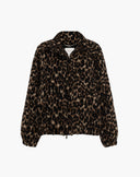 Dark Brown Bouclé Cropped Jacket