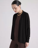 Cardigan Aperto Nero