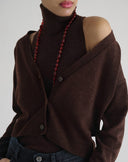 Cardigan in Lana e Cashmere Moro