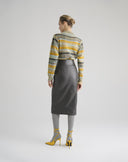 Maglione a Righe Multicolore Carta da Zucchero