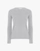 Maglione Basic Girocollo Grigio