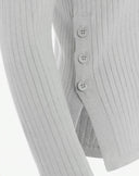 Maglione Basic Girocollo Grigio