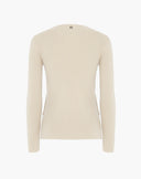 Maglione Basic Girocollo Beige