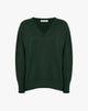 Maglione con Scollo a V Verde