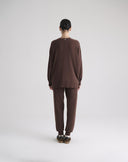 Cardigan Aperto con Bottoni Moro