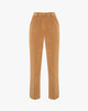 Pantalone in Velluto Dritto Nocciola