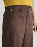 Pantalone Ampio con Tasche Moro