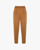 Pantalone a Sigaretta con Piega Cammello