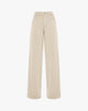 Pantalone a Gamba Larga Panna