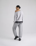 Pantalone Jogger Ampio Grigio