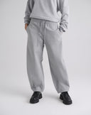 Pantalone Jogger Ampio Grigio