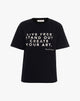 T-Shirt con Stampa Grafica Nero